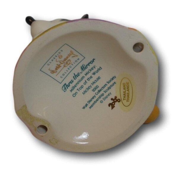 WDCC Millennium Mickey On Top of the World Figurine & Pin In Box & COA - NIB - Picture 6 of 6